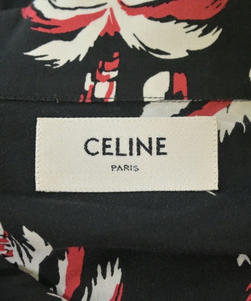 CELINE（セリーヌ）カジュアルシャツ 黒 サイズ:38(S位) メンズ/2200706098013