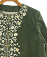 CELINE（セリーヌ）ノーカラージャケット 緑 サイズ:34(XXS位) レディース/2200703919045