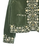 CELINE（セリーヌ）ノーカラージャケット 緑 サイズ:34(XXS位) レディース/2200703919045