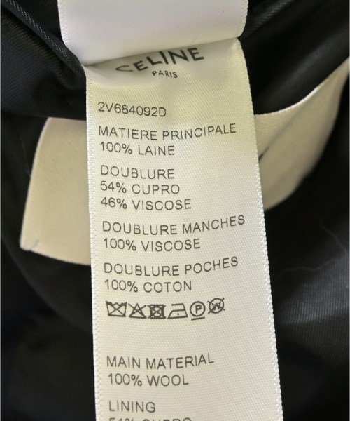 CELINE（セリーヌ）ジャケット 黒 サイズ:34(XS位) レディース/2200703919076