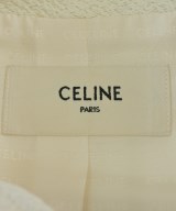 CELINE（セリーヌ）ノーカラージャケット 白 サイズ:34(XXS位) レディース/2200703919083