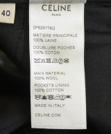 CELINE（セリーヌ）スラックス 黒 サイズ:40(M位) レディース/2200706309027
