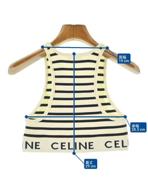 CELINE（セリーヌ）Tシャツ・カットソー 白 サイズ:-(XS位) レディース/2200707631011