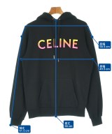 CELINE（セリーヌ）パーカー 黒 サイズ:XS メンズ/2200707791074