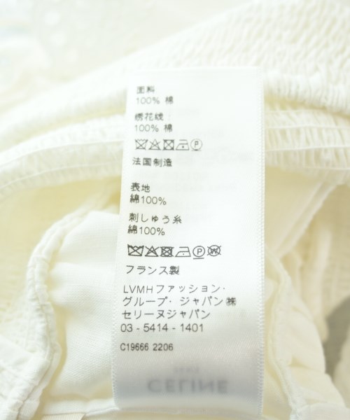 CELINE（セリーヌ）ミニスカート 白 サイズ:34(XXS位) レディース/2200707791241
