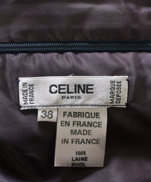 CELINE（セリーヌ）ひざ丈スカート 紺 サイズ:38(S位) レディース/2200709061038