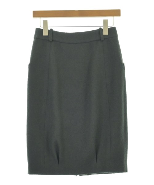CELINE（セリーヌ）ひざ丈スカート 緑 サイズ:36(XS位) レディース/2200704237025