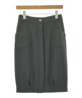 CELINE（セリーヌ）ひざ丈スカート 緑 サイズ:36(XS位) レディース/2200704237025