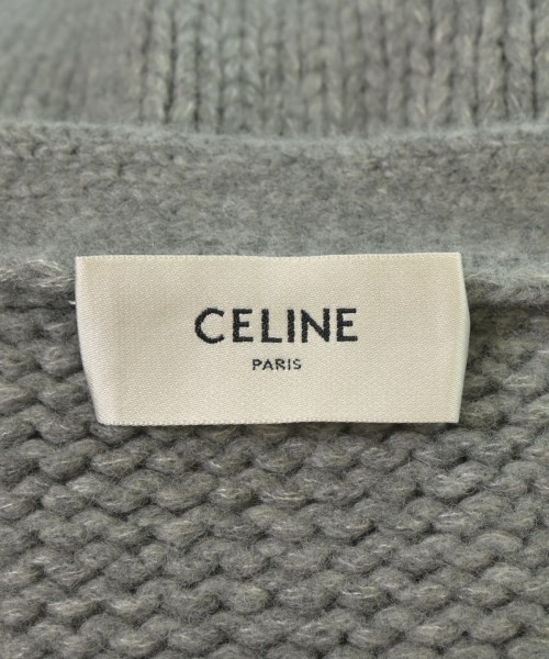 CELINE（セリーヌ）カーディガン グレー サイズ:XS レディース/2200659139030