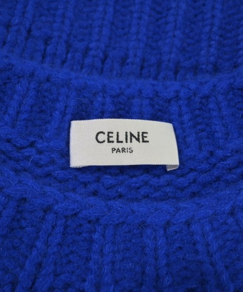 CELINE（セリーヌ）ニット・セーター 青 サイズ:XS レディース/2200659139047