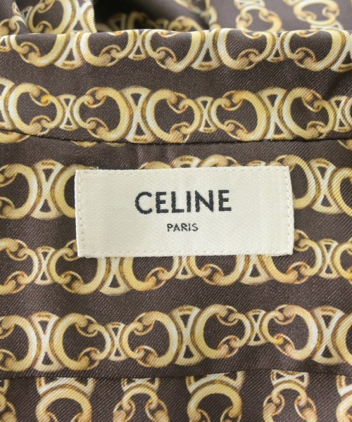 CELINE（セリーヌ）ブラウス 茶 サイズ:34(XXS位) レディース/2200659139092