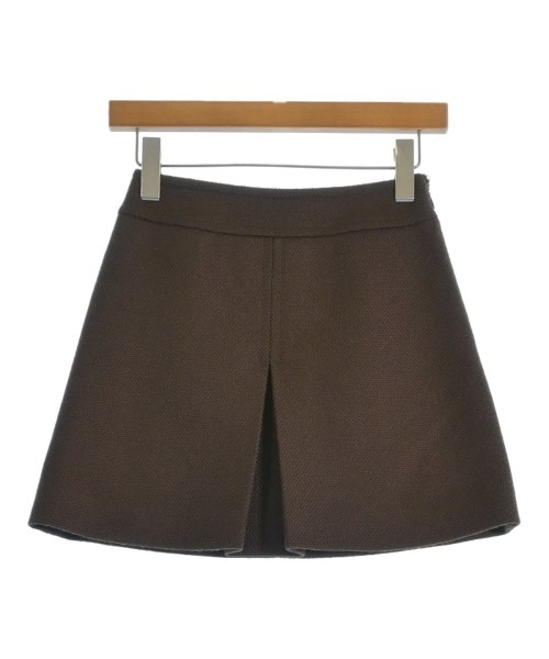 CELINE(セリーヌ)ミニスカート 茶 サイズ:34(XXS位)/2200659139139