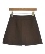 CELINE（セリーヌ）ミニスカート 茶 サイズ:34(XXS位) レディース/2200659139139