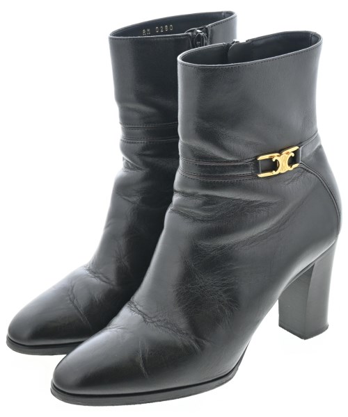 CELINE(セリーヌ)ブーツ 黒 サイズ:EU36(22.5cm位)/2200663044276