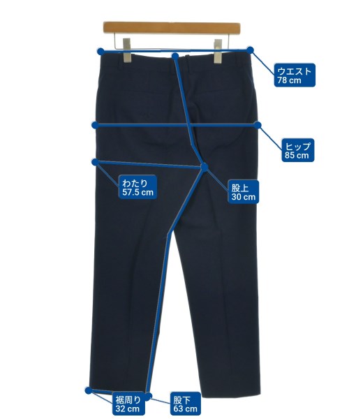 CELINE（セリーヌ）スラックス 紺 サイズ:38(S位) レディース/2200663230341