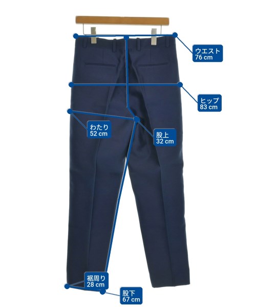 CELINE（セリーヌ）スラックス 紺 サイズ:36(XS位) レディース/2200663230358