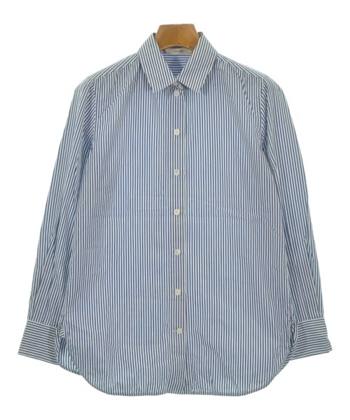 CELINE(セリーヌ)カジュアルシャツ 青 サイズ:38(S位)/2200664129101