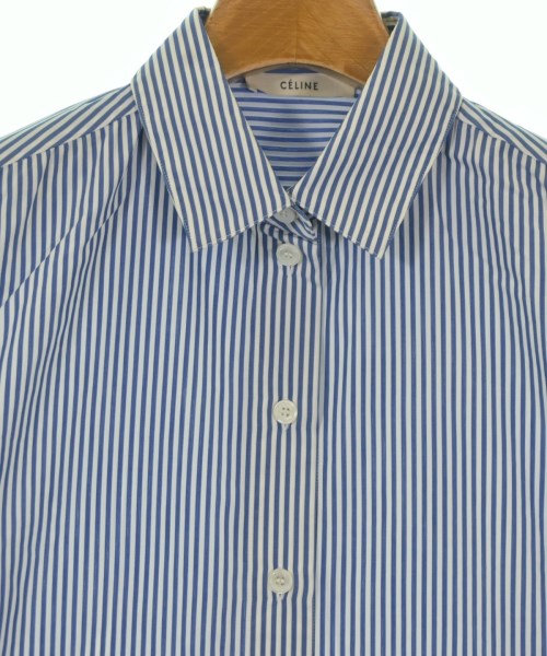 CELINE（セリーヌ）カジュアルシャツ 青 サイズ:38(S位) レディース/2200664129101