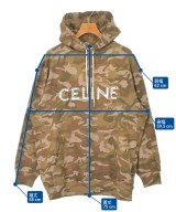 CELINE（セリーヌ）パーカー カーキ サイズ:S メンズ/2200664301026