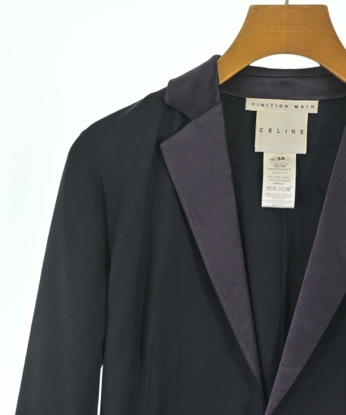 CELINE（セリーヌ）カジュアルジャケット 紺 サイズ:34(XXS位) レディース/2200664257064