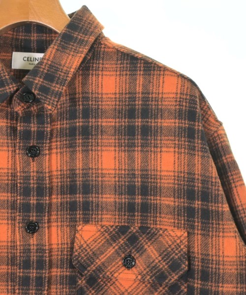 CELINE（セリーヌ）カジュアルシャツ オレンジ サイズ:-(XXL位) メンズ/2200665219115