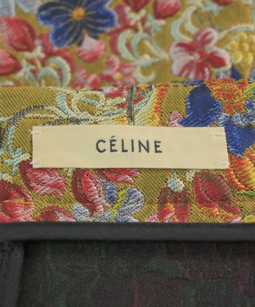 CELINE（セリーヌ）ひざ丈スカート 黄 サイズ:38(S位) レディース/2200662451075