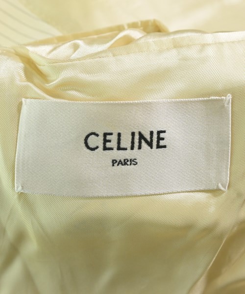 CELINE（セリーヌ）テーラードジャケット 白 サイズ:34(XXS位) レディース/2200665515019