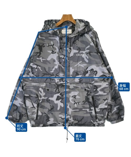CELINE（セリーヌ）ブルゾン グレー サイズ:46(M位) メンズ/2200665928024
