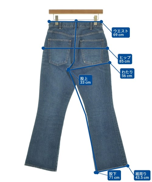 CELINE（セリーヌ）デニムパンツ 青 サイズ:28(L位) レディース/2200666042019