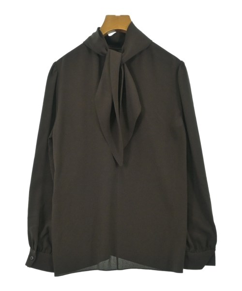 CELINE（セリーヌ）ブラウス 茶 サイズ:34(XXS位) レディース/2200661182062