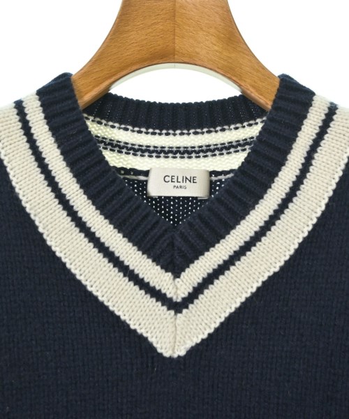 CELINE（セリーヌ）ニット・セーター 紺 サイズ:XS レディース/2200661182109