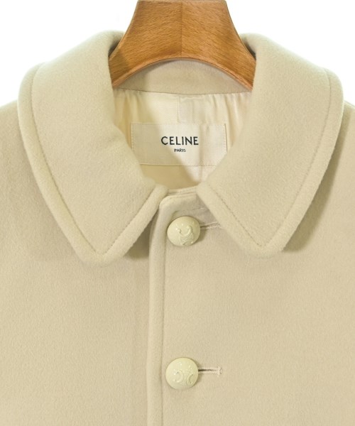 CELINE（セリーヌ）ステンカラーコート 黄 サイズ:36(XS位) レディース/2200661182178