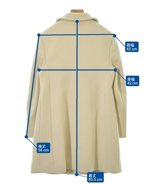 CELINE（セリーヌ）ステンカラーコート 黄 サイズ:36(XS位) レディース/2200661182178