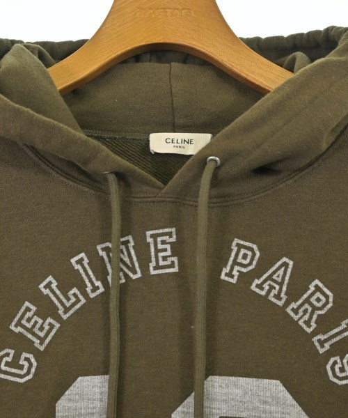 CELINE（セリーヌ）パーカー カーキ サイズ:M レディース/2200667013018