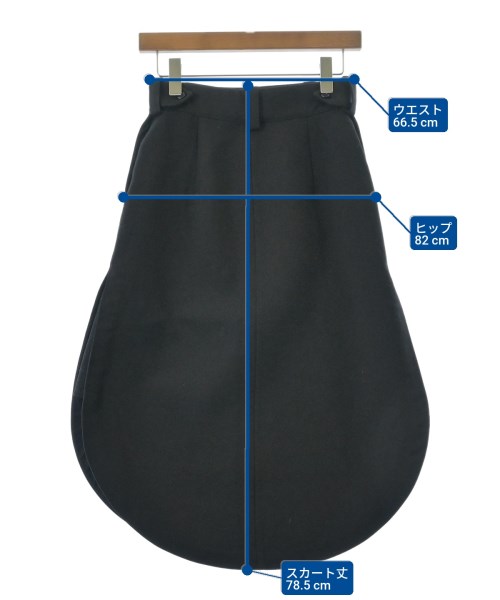 CELINE（セリーヌ）ロング・マキシ丈スカート 黒 サイズ:36(XS位) レディース/2200664478018