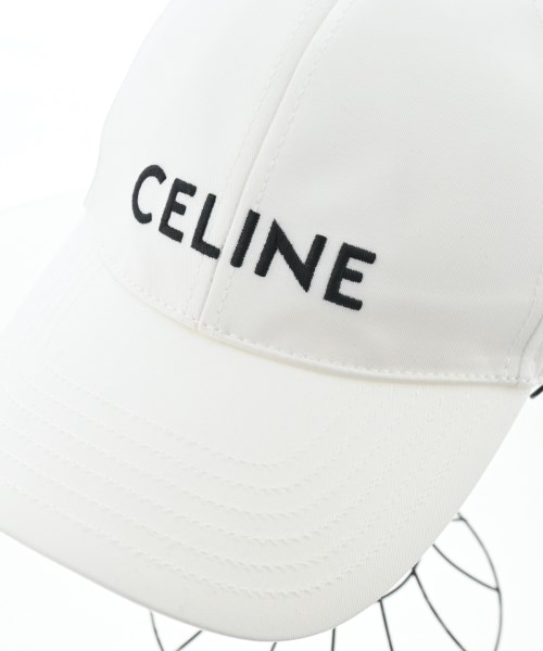 CELINE（セリーヌ）キャップ 白 サイズ:- メンズ/2200666223067