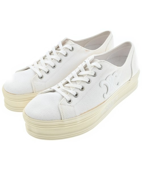 CELINE(セリーヌ)スニーカー 白 サイズ:EU40(26.5cm位)/2200669083132