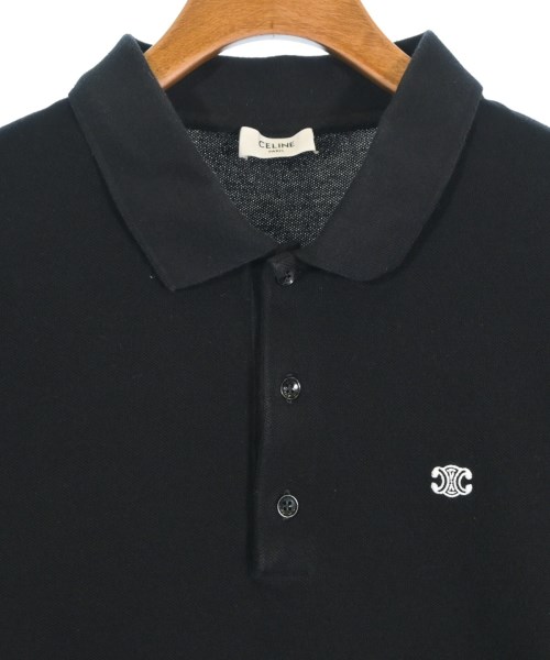 CELINE（セリーヌ）ポロシャツ 黒 サイズ:L メンズ/2200666372048