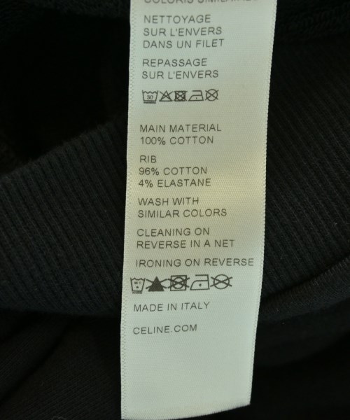 CELINE（セリーヌ）パーカー 黒 サイズ:XL メンズ/2200670655021