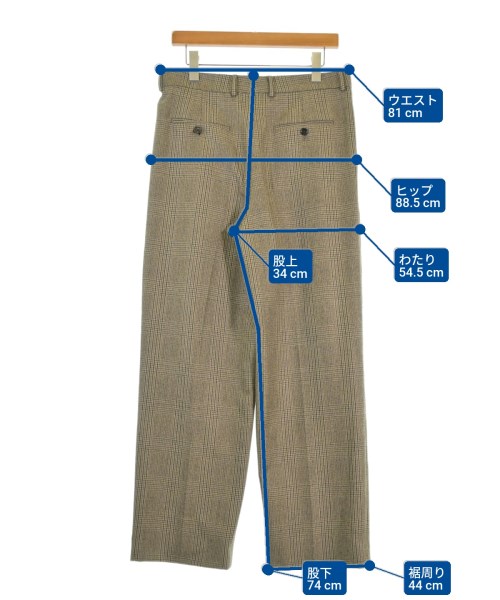 CELINE（セリーヌ）スラックス 茶 サイズ:48(L位) メンズ/2200670655045