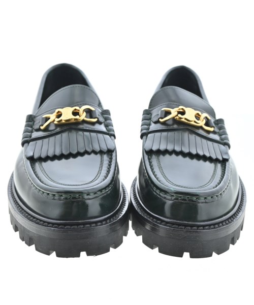 CELINE（セリーヌ）ビジネス・ドレスシューズ 緑 サイズ:EU38 1/2(25cm位) レディース/2200671215019