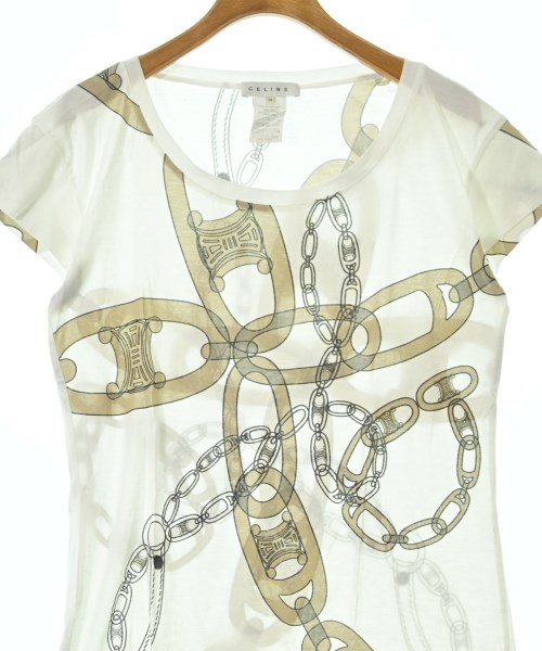 CELINE（セリーヌ）Tシャツ・カットソー 白 サイズ:M レディース/2200671933012