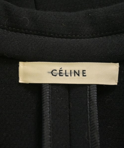 CELINE（セリーヌ）チェスターコート 黒 サイズ:34(XXS位) レディース/2200672319013