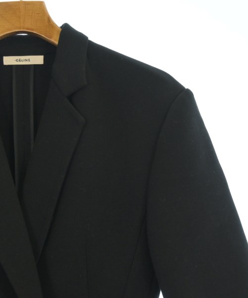 CELINE（セリーヌ）チェスターコート 黒 サイズ:34(XXS位) レディース/2200672319013