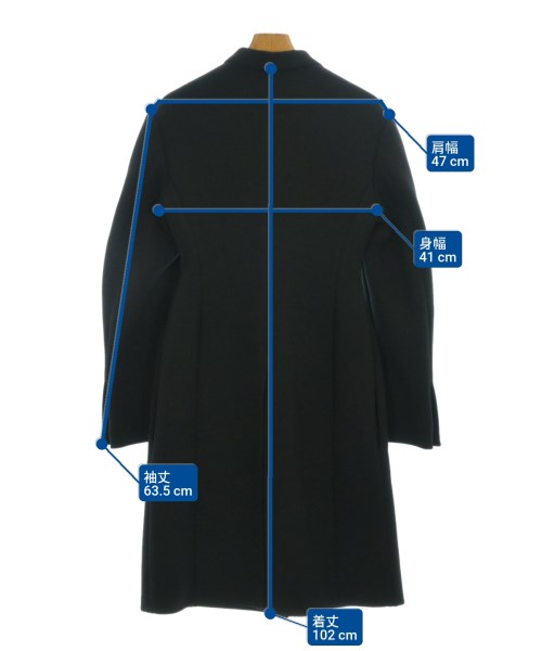 CELINE（セリーヌ）チェスターコート 黒 サイズ:34(XXS位) レディース/2200672319013