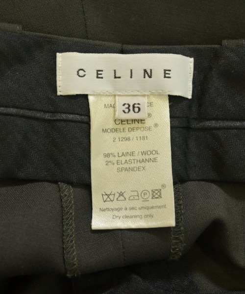 CELINE（セリーヌ）スラックス 黒 サイズ:36(XS位) レディース/2200733818042