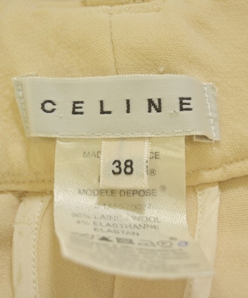 CELINE（セリーヌ）スラックス 白 サイズ:38(S位) レディース/2200733818059
