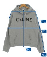 CELINE（セリーヌ）パーカー グレー サイズ:XXL メンズ/2200735813052