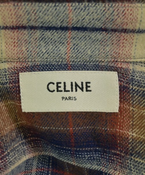 CELINE（セリーヌ）カジュアルシャツ 茶 サイズ:37(XS位) メンズ/2200736351096