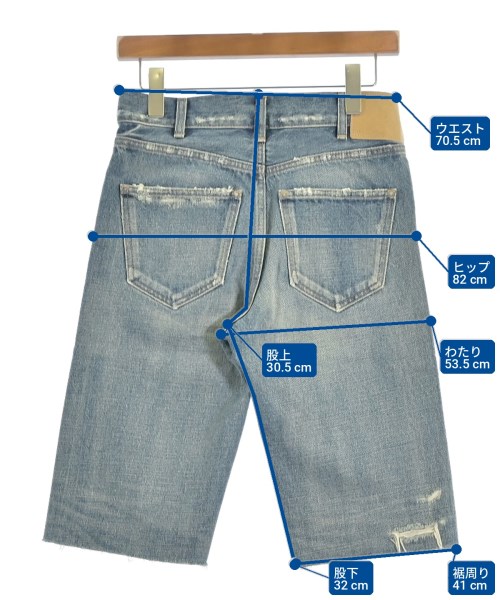 CELINE（セリーヌ）ショートパンツ 青 サイズ:26(XS位) メンズ/2200719906039